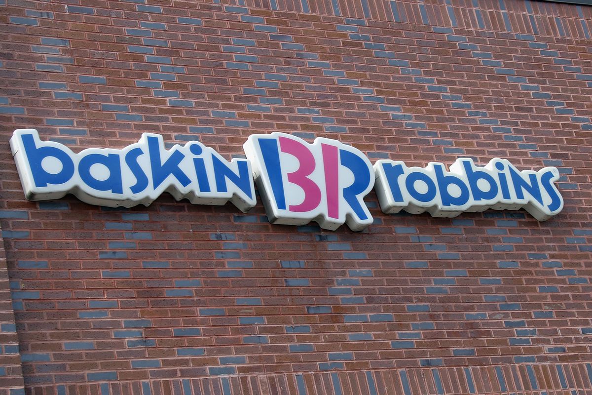 An image of the sign for Baskin Robbins (Bruce Bennett/Getty Images)